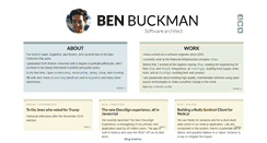 Desktop Screenshot of benbuckman.net